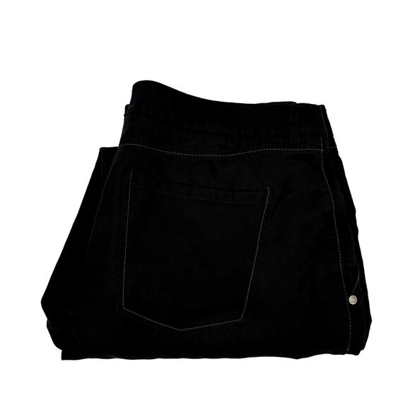Tommy Bahama Pants Mens 36x32 (38x31 ACTUAL) Black Silk Cotton Comfy Relaxed Fit - Picture 1 of 7